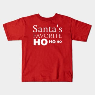 Santa's favorite hohoho shirt unisex t-shirt Kids T-Shirt